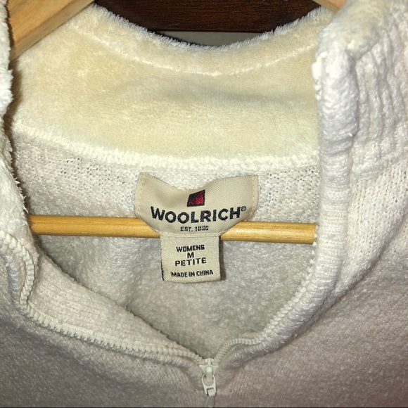 Woolrich Quarter Zip Pullover- Medium Petite - Picture 3 of 8